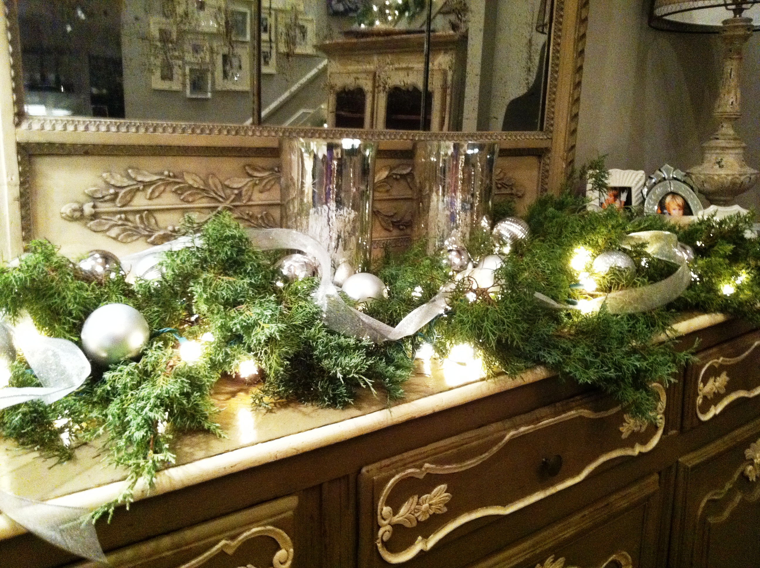 Silver bells…  Tracery Interiors