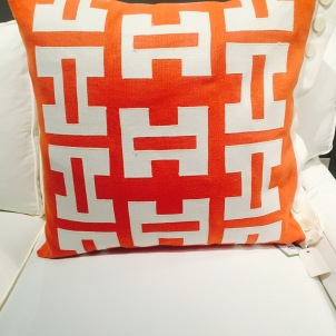 Front of Orange Pillow